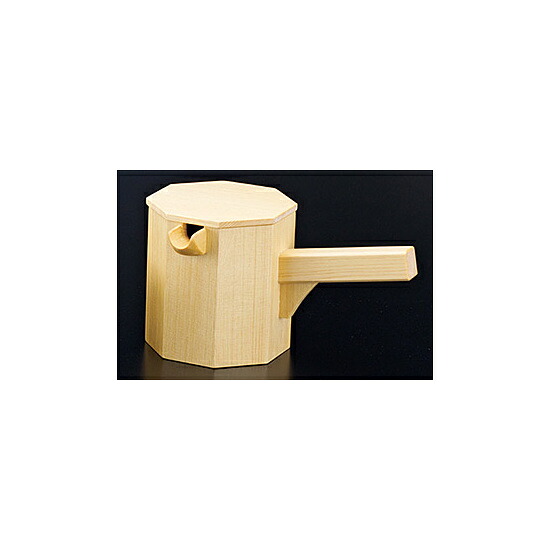 木曽ひのき湯筒 (W18186) そば・うどん用調理器具・器 薬味入れ・そば徳利・千代口｜サインモール　店