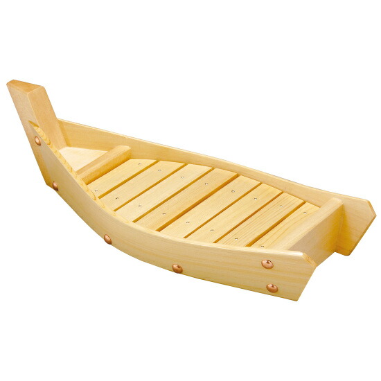 材木川舟(H-39) (W41108) 盛皿・盛込・盛台 舟真っ盛りの器・一皿分の料理舟