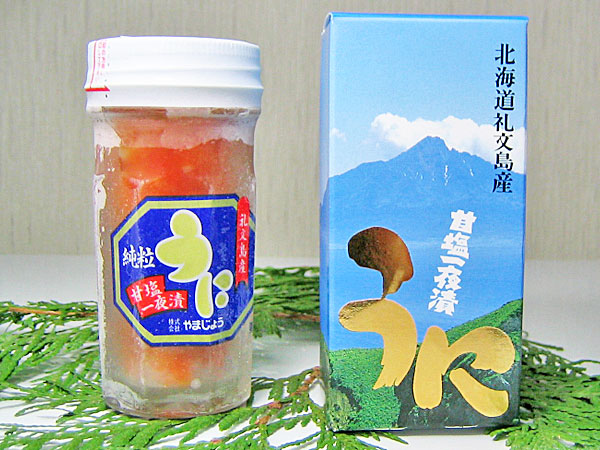 【送料無料】北海道産純粒うに一夜漬（エゾバフンウニ）60g×2個