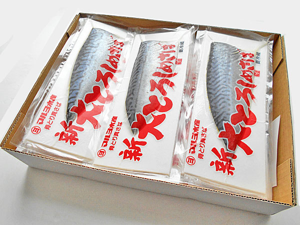 送料無料<br>新大とろしめさば（12枚入）×1箱<br>