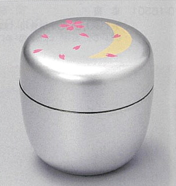 【越前漆器】●雪月花　中棗　銀/漆器・おもてなし・茶道具・お茶会｜漆器のしもむら
