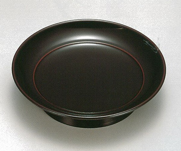 【越前漆器】●溜　椿皿　５枚セット/漆器・おもてなし・御祝・ご祝儀・ギフト・贈り物・お茶会・御祝返し・御礼・銘々皿