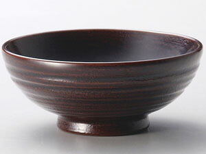 【越前漆器】地の粉　飯椀（大）　溜　１客/ごはん茶碗・飯椀・お椀・漆器・ギフト・贈り物・プレゼント・御祝｜漆器のしもむら