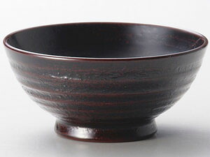【越前漆器】地の粉　飯椀（小）　溜　１客/ごはん茶碗・飯椀・お椀・漆器・ギフト・贈り物・プレゼント・御祝｜漆器のしもむら