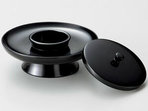 楽天市場】【茶器/茶道具 天目台】 尼崎台 黒漆塗り 縁塗り 中村宗悦作