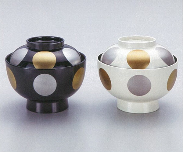 楽天市場】越前塗 ひさご雑煮椀 日月 黒 漆器 お雑煮用 お雑煮 お椀