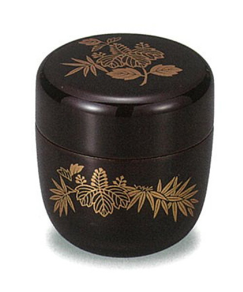 茶道具　漆塗　笹露蒔絵　小棗　桐箱付　V　R5912 茶道具 漆塗 笹露蒔絵 小棗 桐箱付 V R5912 - メルカリ