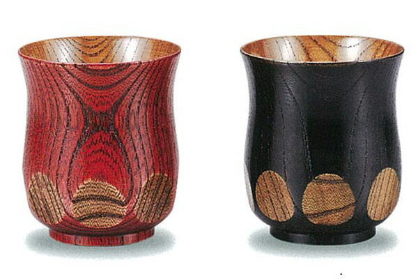 楽天市場】【お椀】根来塗・瑞雲塗-ぐい呑みセット☆1対セット漆塗り
