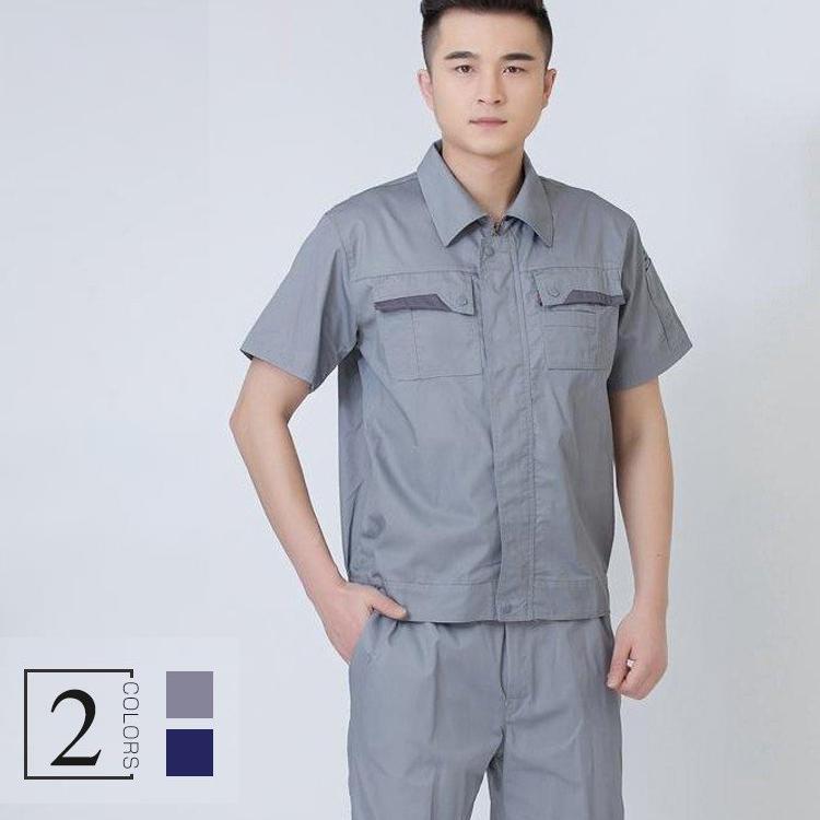 作業服 作業着 Working Wear 上下セット 半袖シャツ＆カーゴパンツ 定番 大きいサイズ 男女兼用画像