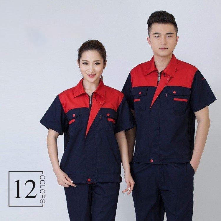 作業服 作業着 Working Wear 上下セット 半袖シャツ＆カーゴパンツ 定番 大きいサイズ 男女兼用画像