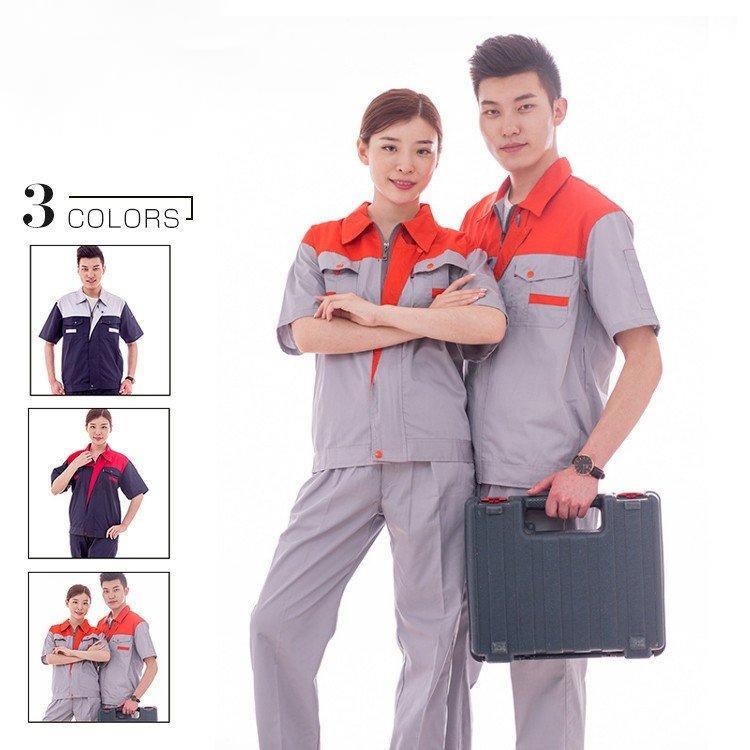 作業服 作業着 Working Wear 上下セット 半袖シャツ＆カーゴパンツ 定番 大きいサイズ 男女兼用画像