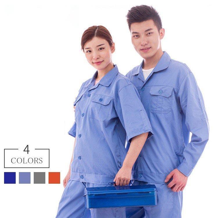作業服 作業着 Working Wear 上下セット 半袖シャツ＆カーゴパンツ 定番 大きいサイズ 男女兼用画像