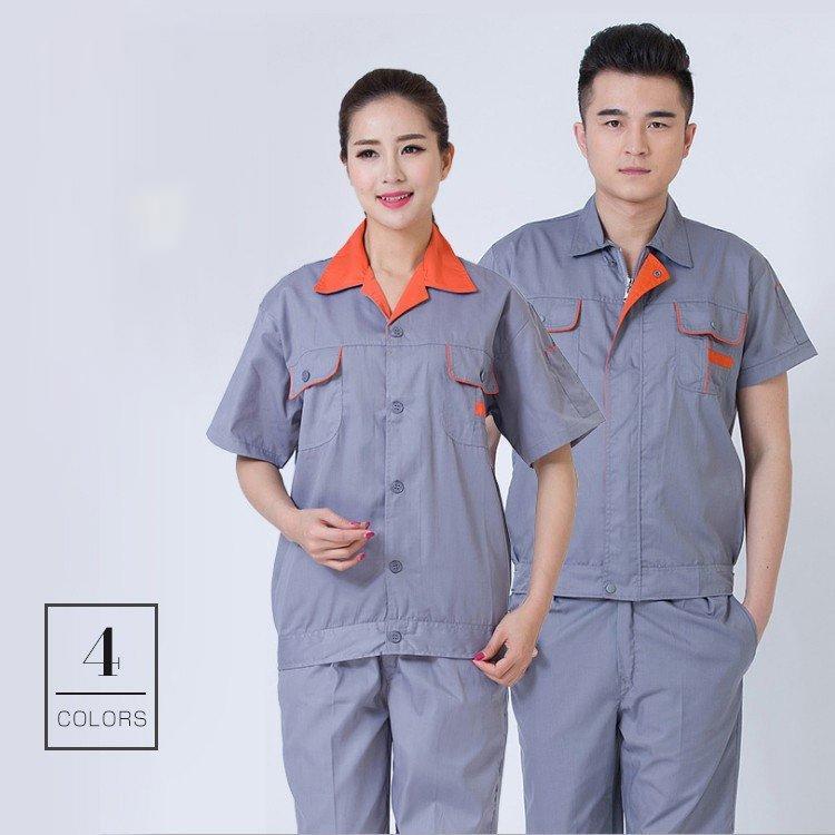 作業服 作業着 Working Wear 上下セット 半袖シャツ＆カーゴパンツ 定番 大きいサイズ 男女兼用画像