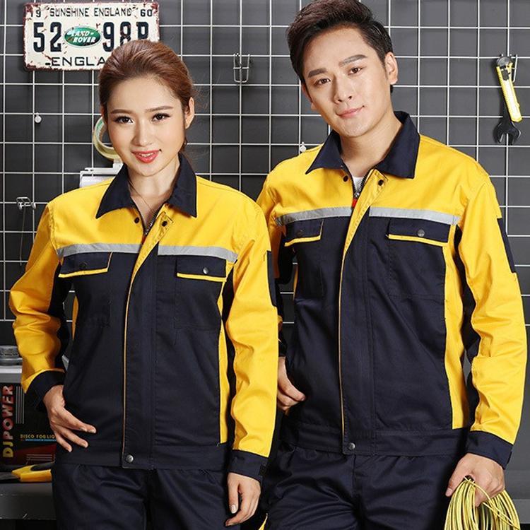 作業服 作業着 Working Wear 上下セット 長袖ブルゾン＆カーゴパンツ 定番 大きいサイズ 男女兼用画像