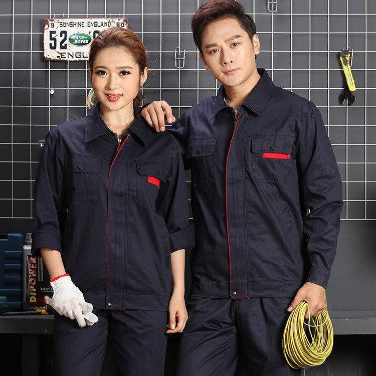 作業服 作業着 Working Wear 上下セット 長袖ブルゾン＆カーゴパンツ 定番 大きいサイズ 男女兼用画像