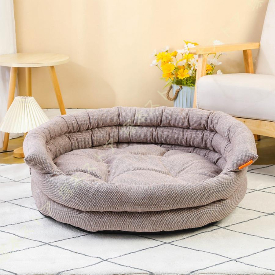 猫 ベッド ペットベッド 犬 ベッド 猫 クッション ラウンド型 猫ベッド 猫用ベッド 犬用ベッド 綺麗 柔らかい 洗える犬猫ベッド 吸湿通気 ふわふわ 暖かい