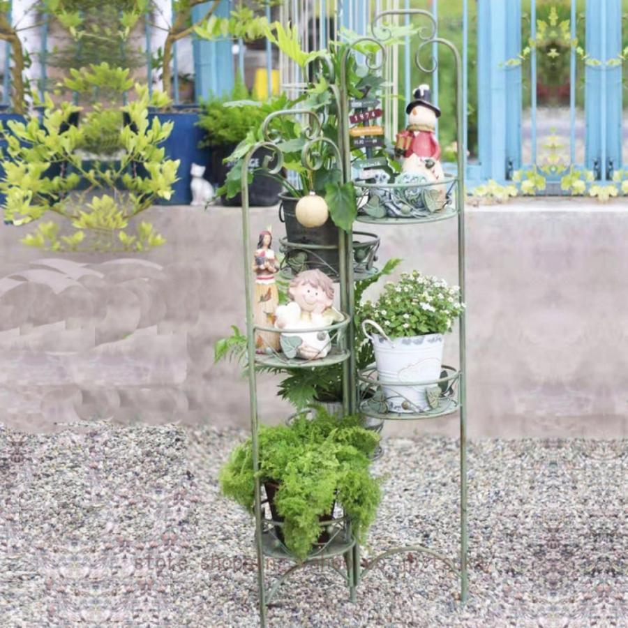 プランタースタンド プランターラック 鉄製 プランター 鉢 鉢 アンティーク調の着飾るな花台 母の日 鉢植え 観葉草木 鉢置き アイアン ガーデニング