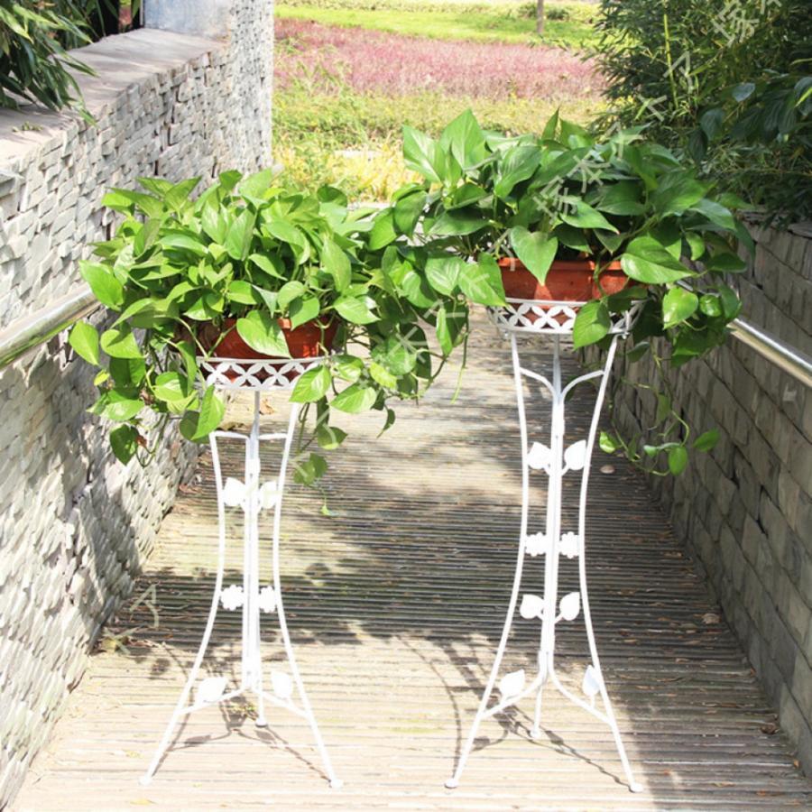 プランタースタンド 室内 花台 フラワースタンド スリム 玄関 フラワーラック 植木鉢スタンド プランタースタンドアイアン 観葉植物 台 屋外 鉢スタンド｜シルエットセレクト