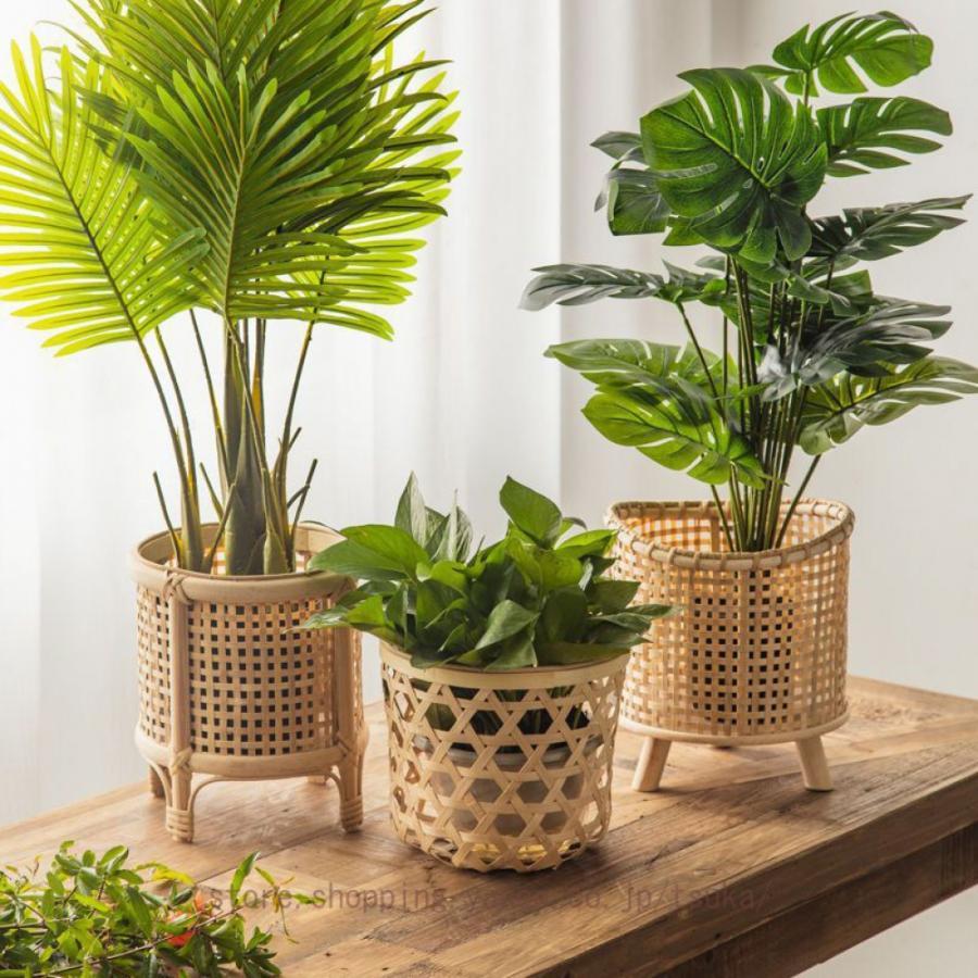 プランターバスケット 鉢カバー 植木鉢 プランター 大型 おしゃれ 鉢用 スタンド プラントカバー プランタスタンド 観葉植物 植物 かご バスケット 北欧