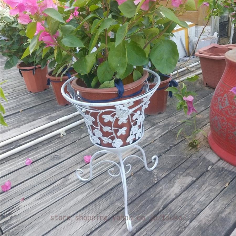 楽天市場】A061031プランタースタンド アイアン フラワース アメリカン