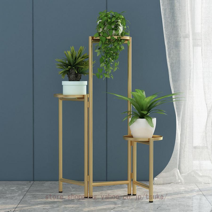 フラワースタンド ガーデンラック 室内 屋外 玄関 花台 プランタースタンド 観葉植物 折りたたみ可能 収納ラック 花置き棚 棚 植物棚 鉢植え 盆栽スタンド