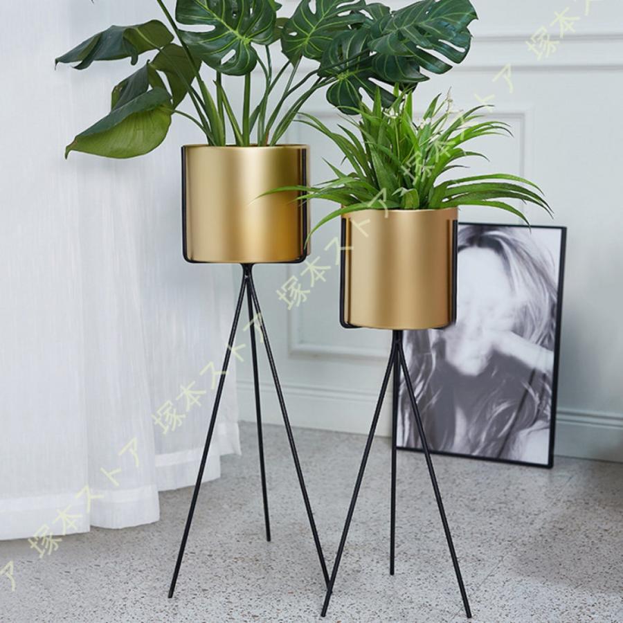 ポット スタンド フラワースタンド 観葉植物 北欧風 簡単組み立て 消毒液台 多機能 アイアン スチール 鉢置き 鉢カバー プランタースタンド 植木鉢 ラック 丸
