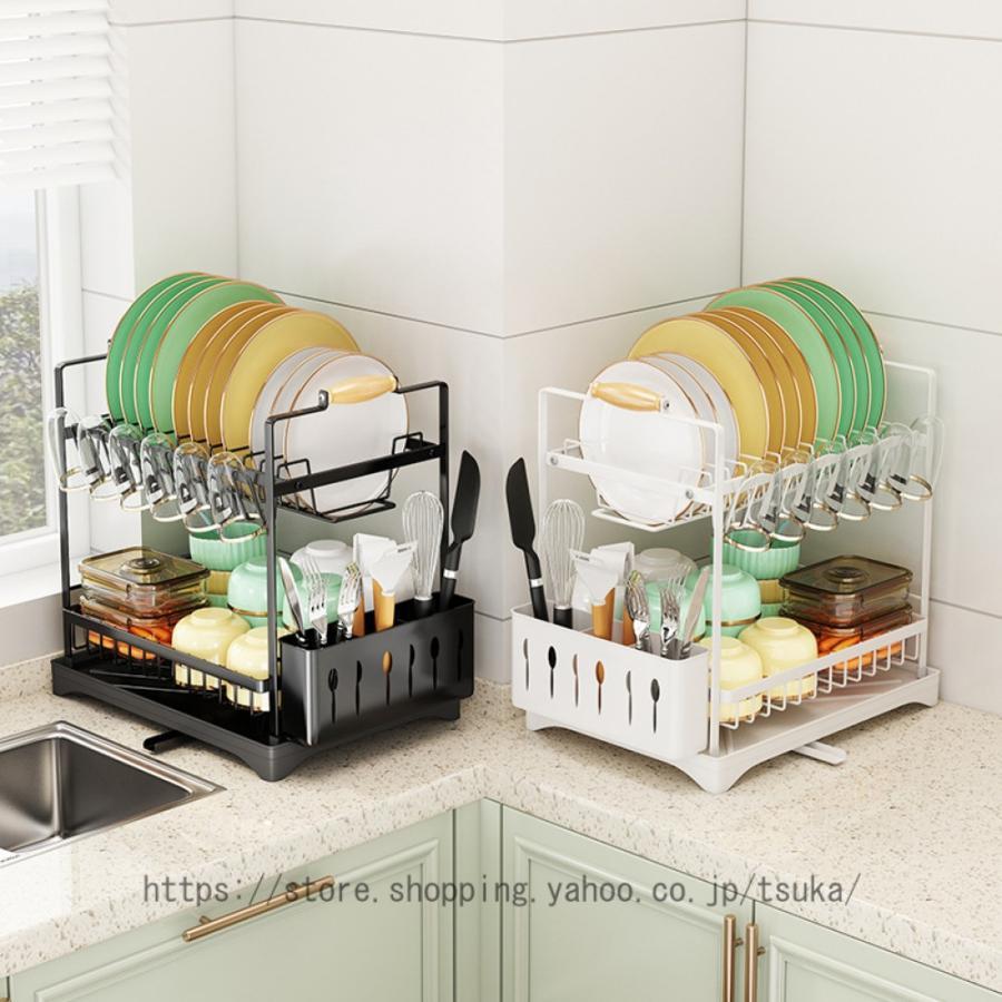 水切りかご 水切り 食器ラック バスケット ディッシュラック キッチン収納 お掃除用 家庭/業務用 キッチン用品 抗菌 食器乾燥 食器置き 食器水切りラック