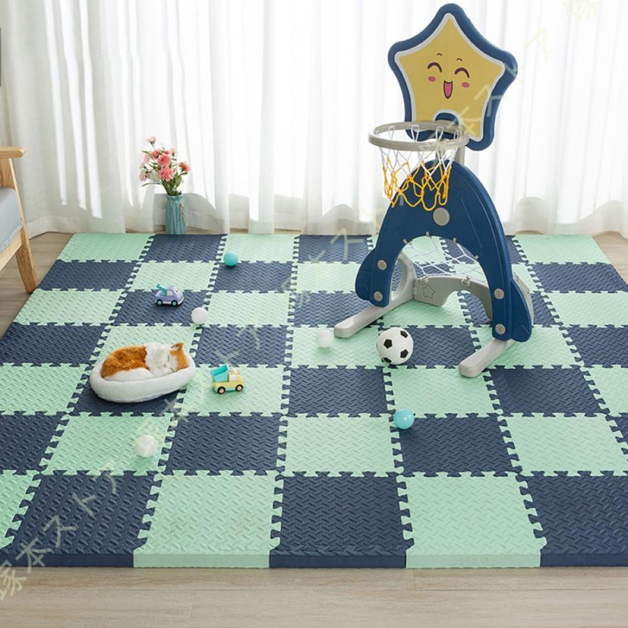 ジョイントマット 大判 ジョイントマット ラグフロアマット タイルカーペット チェアマット パズルマット クッションフロア 洗える カーペット 床保護