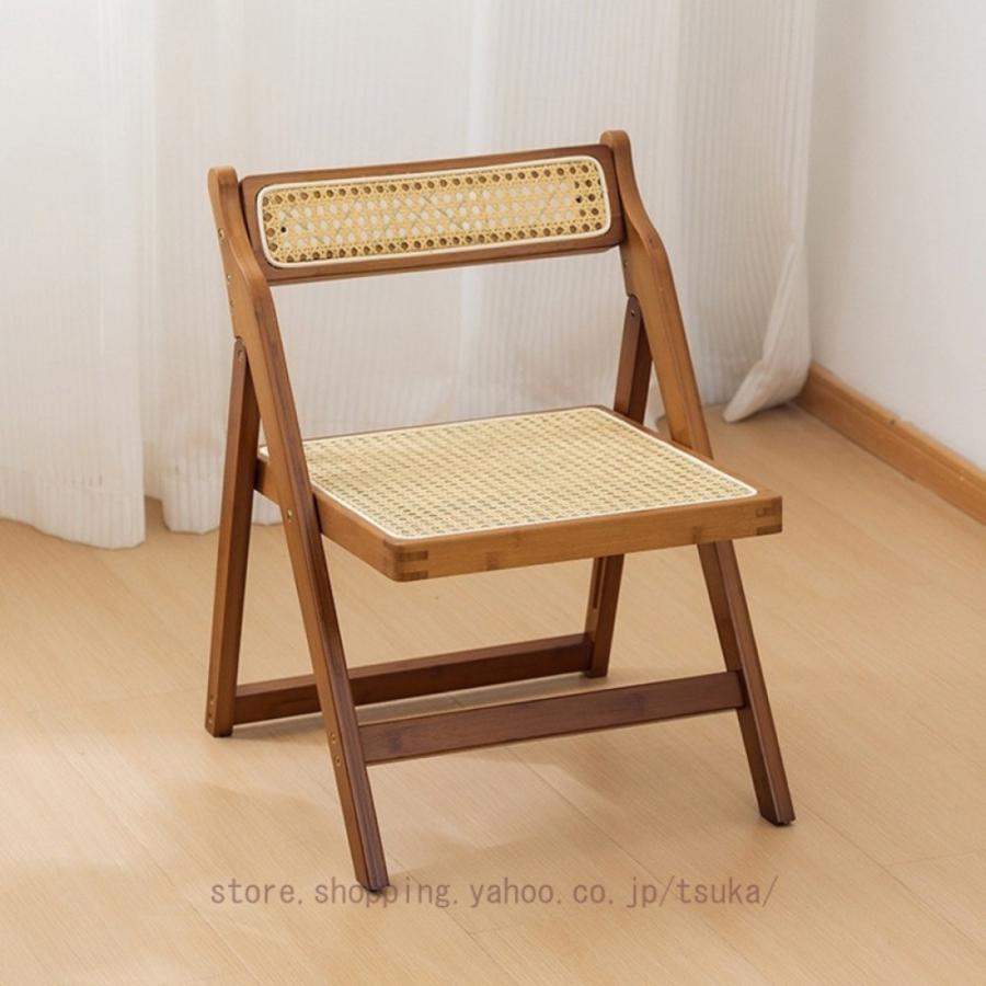 折りたたみチェア 木製 ダイニングチェア オシャレ ナチュラル 完成品 折りたたみ式 椅子 リビングチェア 背もたれ 室内 イス 通気性 チェア 省スペース