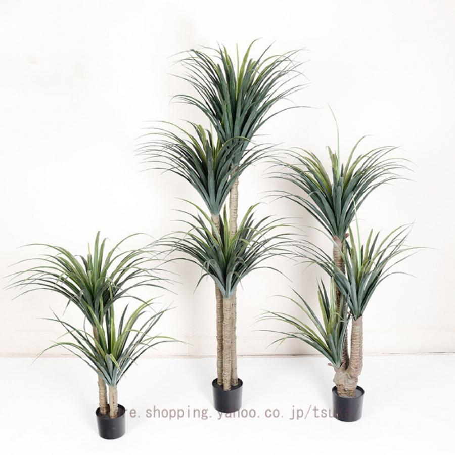 フェイクグリーン ドラセナ 人工観葉植物 観葉植物 フェイク 大型 世話不要 枝葉の角度調整可能 お手入れ簡単 本物そっくり プラスチック鉢 鉢付き おしゃれ