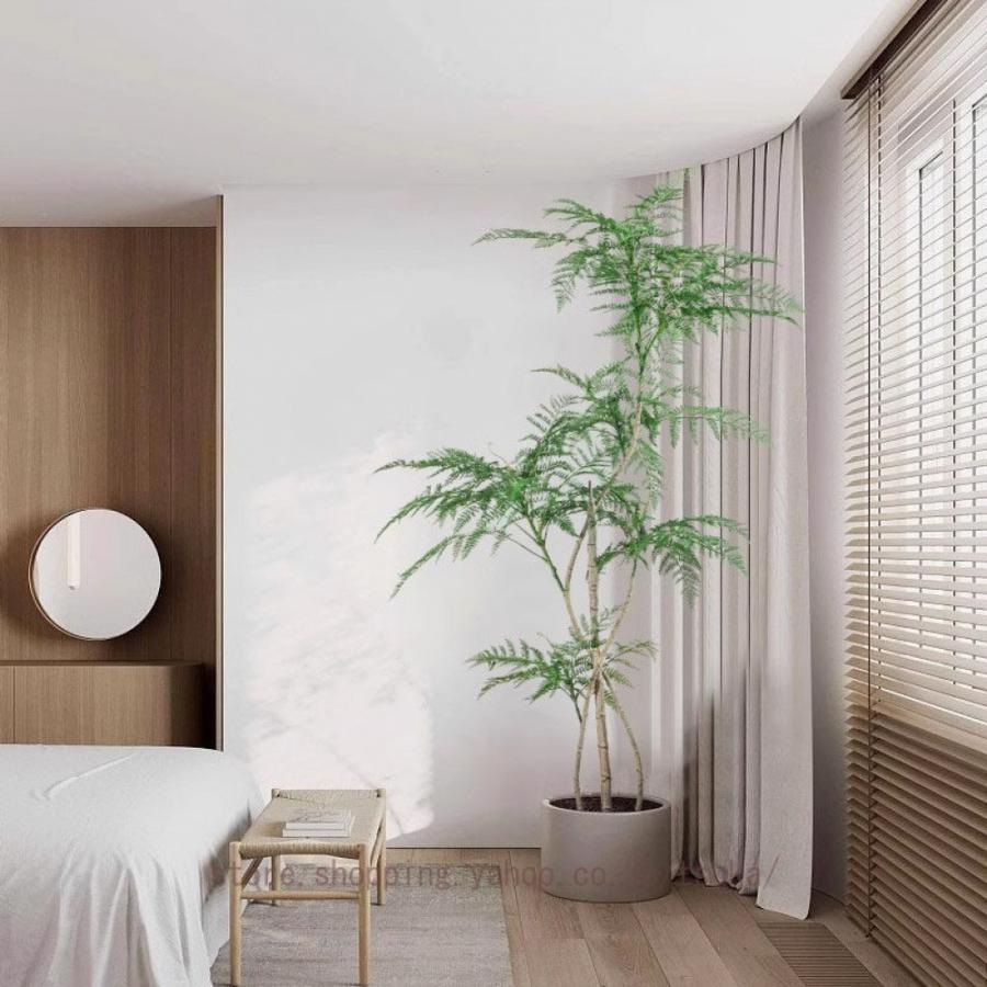 フェイクグリーン 観葉植物 フェイク ジャカランダの木 枯れない植物 人工観葉植物 大型 永遠の命 観葉樹 お手入れ簡単 フェイクツリー 飾り用 室内 玄関先