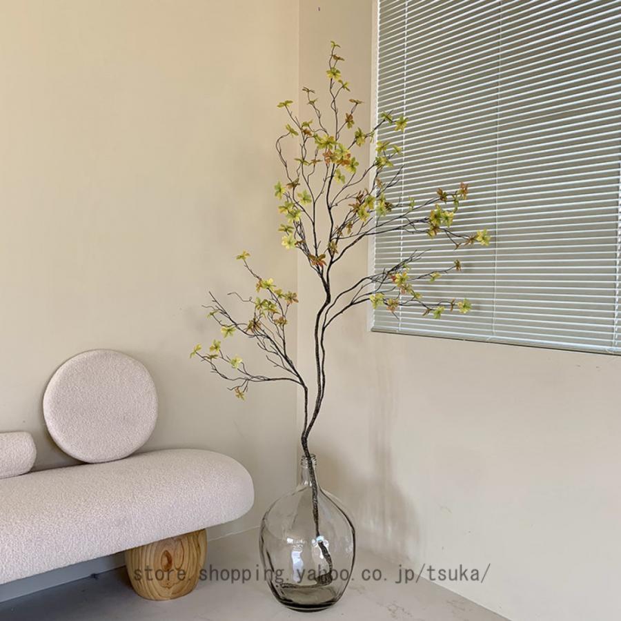 フェイクグリーン インテリアグリーン 大型 人工植物 おしゃれ 観葉植物風 ドウダンツツジ リビング 空間装飾 室内装飾 ナチュラル 手入れ不要 北欧風