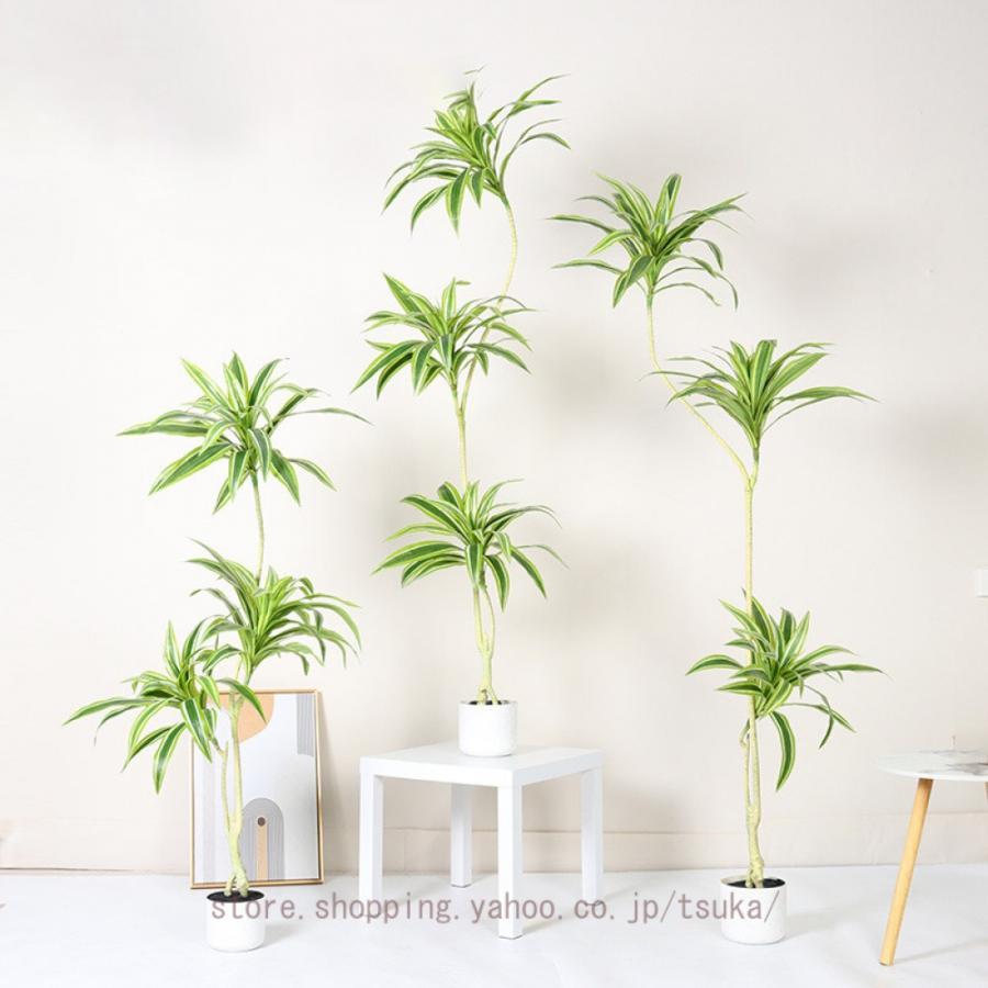 人工観葉植物 フェイクグリーン 鉢植え 1本入り 大型 人工植物 フェイク 造花 インテリア 水やり不要 虫害の心配なし 新築 引っ越し祝い 盆栽植物 屋内飾り 庭