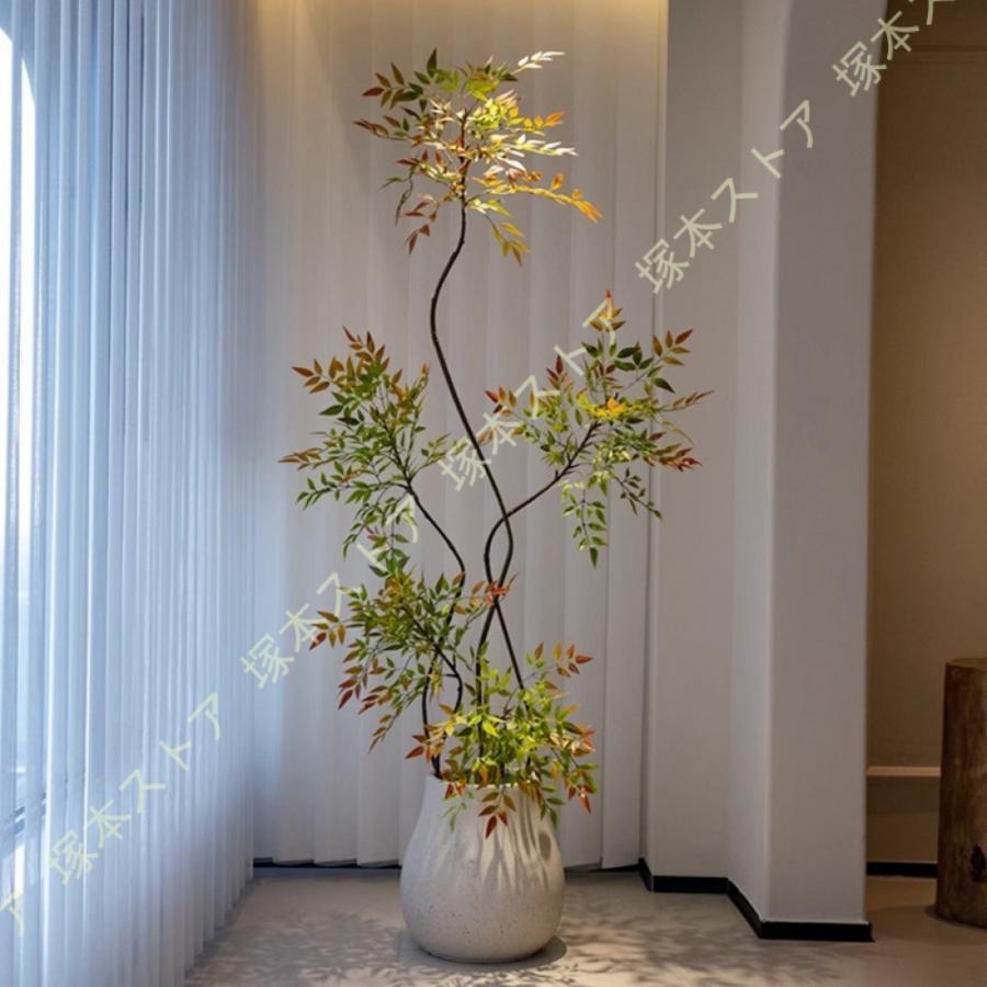 人工観葉草木 造花 フェイクグリーン 本物そっくりの人工草木 人工あずま屋 室内装飾緑であること 観葉樹 植木 取り計らうがない 枯れない 後庭 屋内 事務所 喜び事 一緒になる 人工観葉植物-花・ガーデン・DIY-造花・人工観葉植物