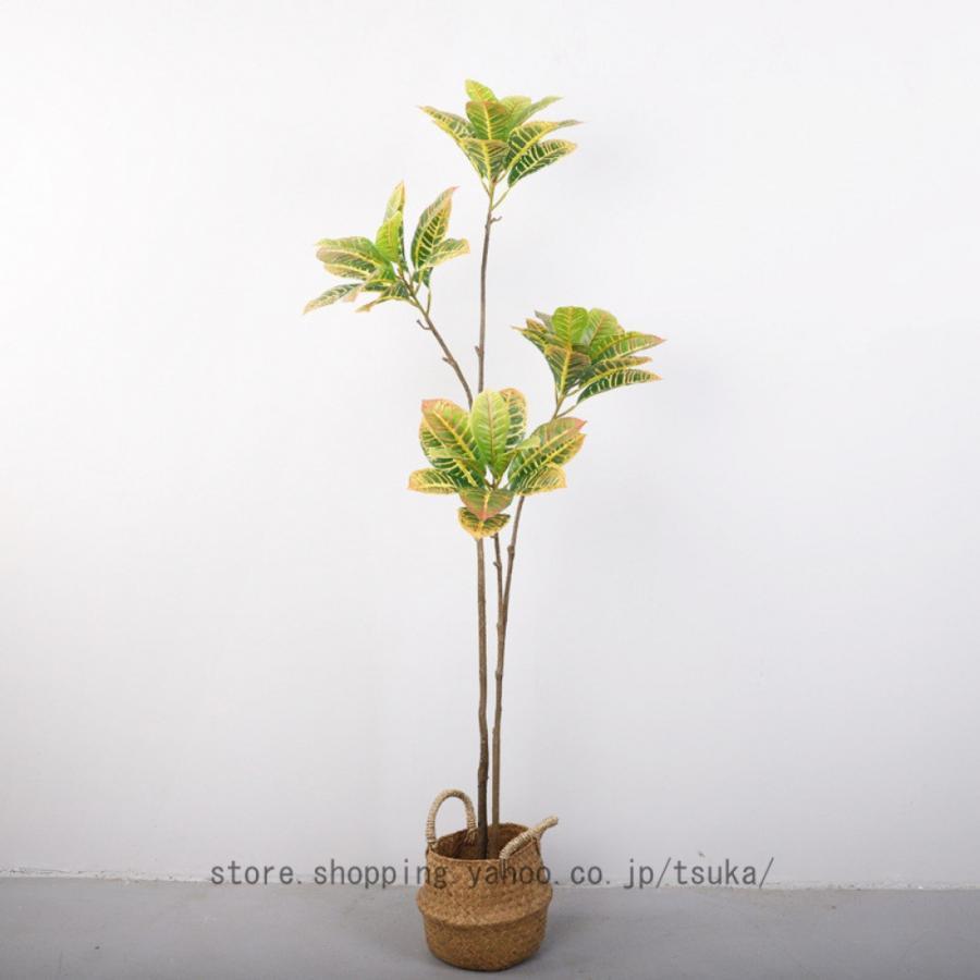 フェイクグリーン ウンベラータ 和風 人工観葉植物 鉢植え インテリア装飾 トイレ リビング オフィス おしゃれ インテリアグリーン 水やり不要 枯れない
