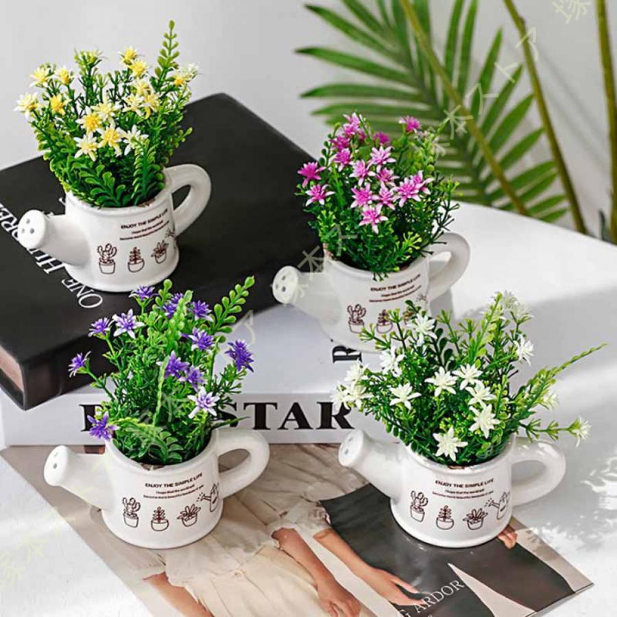人工観葉植物 ミニ フェイクグリーン 造花 インテリア おしゃれ かわいい お手入れ不要 鉢植え 寄せ植え インテリアグリーン 本物そっくり ダイニング