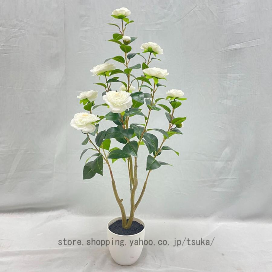 フェイクグリーン 観葉植物 フェイク 人工観葉植物 リアル 大型 大きい 椿の木 鉢植え 人工樹木 お手入れ簡単 インテリアグリーン 観覧植物 本物そっくり 造花