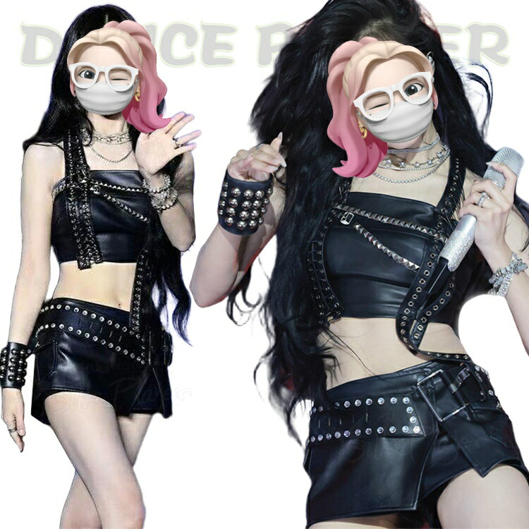 k-pop お召しもの 黒 社交ダンスお召しもの セットアップ レディース k-pop お召しもの 韓国 偶像 お召しもの 社交ダンスお召しもの トップス 黒 お臍出し 艶っぽい 韓国 ズージャー社交ダンスお召しもの k-pop偶像服 社交ダンスお召しもの k-pop お召しもの 御姉さん 今めかしい 助けること 監督服 御居処受けが良い K-POP ガールズ かっこいい