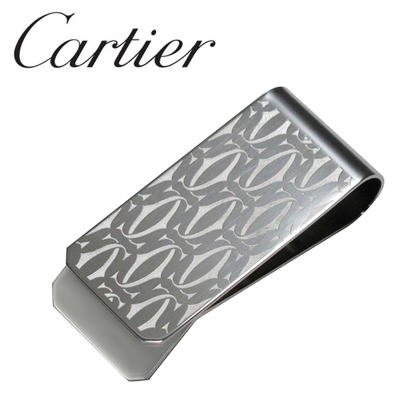 Cartier - 【ほぼ未使用 正規品】 カルティエ マネークリップ レザー