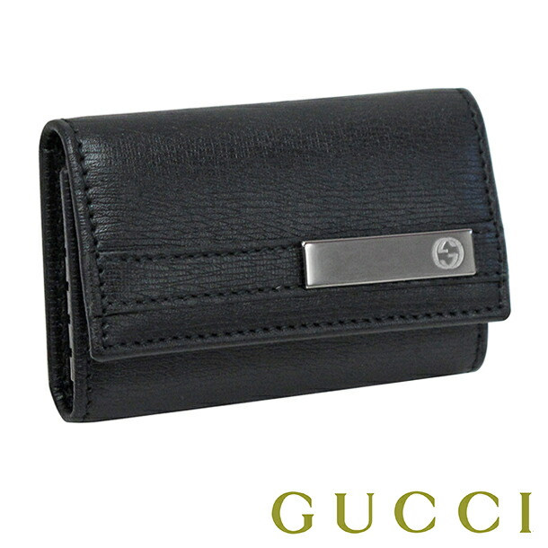 GUCCI ダークブラウン レザーキーケース Amazon.co.jp: グッチ GUCCI キーケース GGレザー グッチシマ
