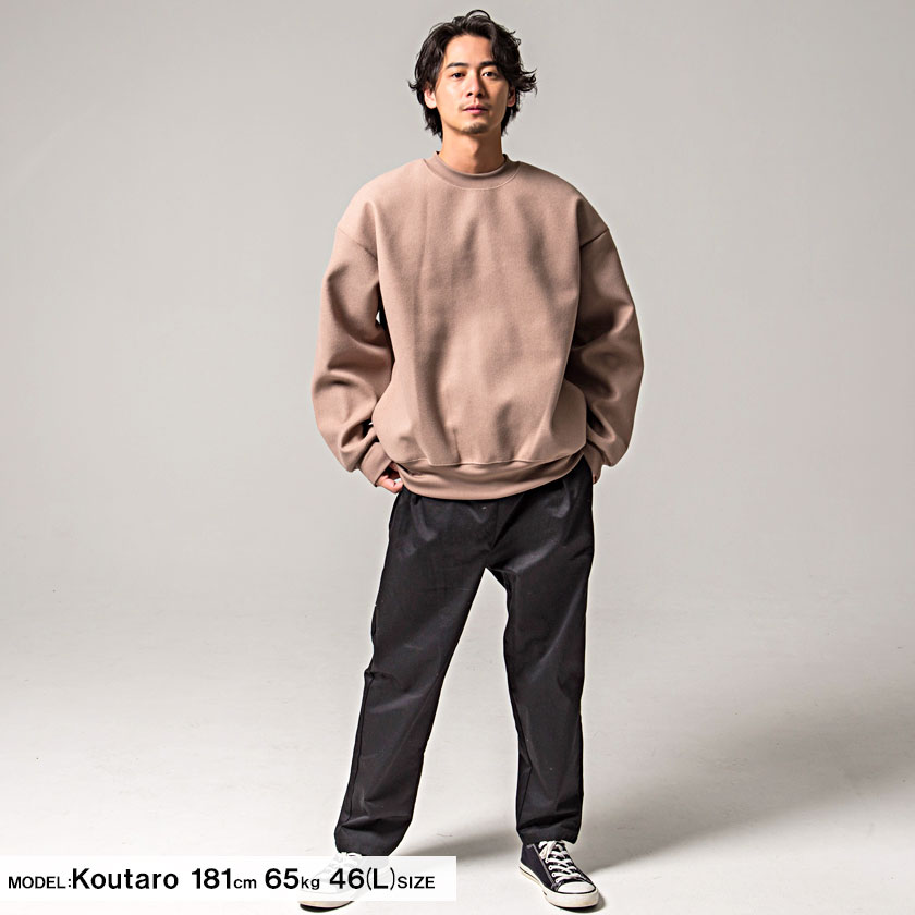 楽天市場 トレーナー メンズ 大きいサイズ メルトン ニット ブランド Cavaria キャバリア ニットメルトンクルーネック長袖ビッグトレーナー 全5色 あす楽対応 無地 ユニセックス ベージュ チャコール ダークグリーン ダークパープル モカ 秋 冬 Dtk Silver