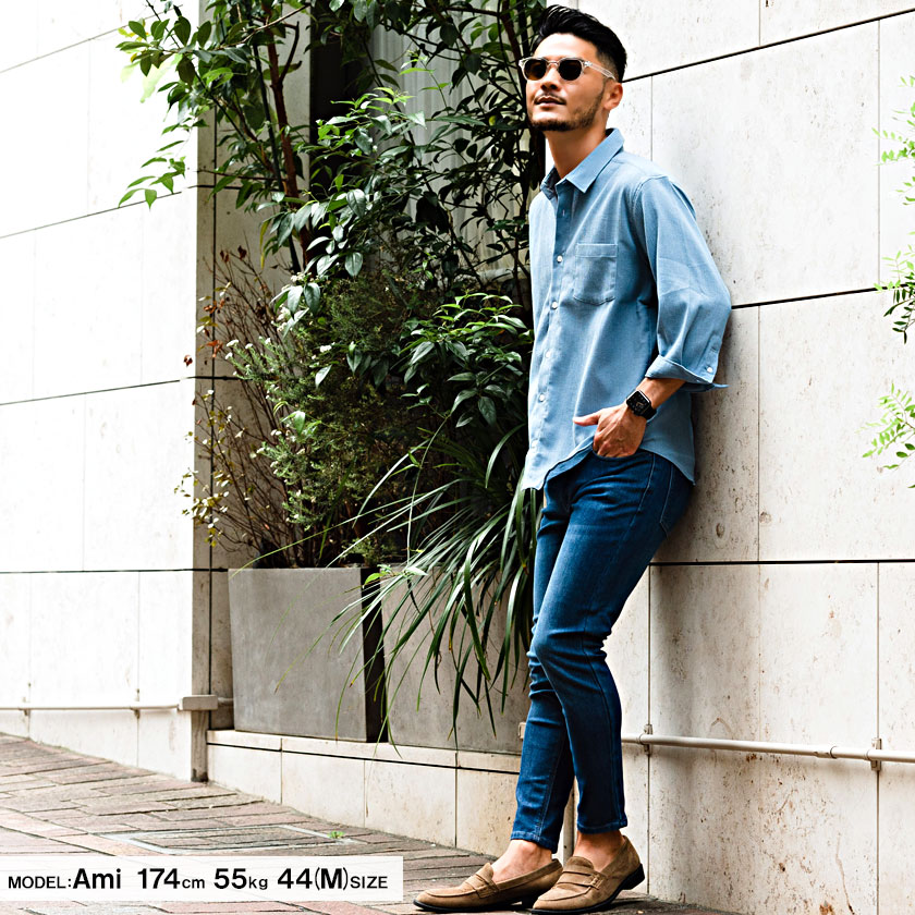 楽天市場 送料無料 デニムパンツ メンズ 接触冷感 ストレッチ ジーンズ ジーパン Uvカット スリム 細身 タイト アンクルパンツ スキニーパンツ スキニーデニム アンクルデニム青 紺 Bitter系 ビター系 春 夏 21 Cavaria キャバリア あす楽対応 Silver