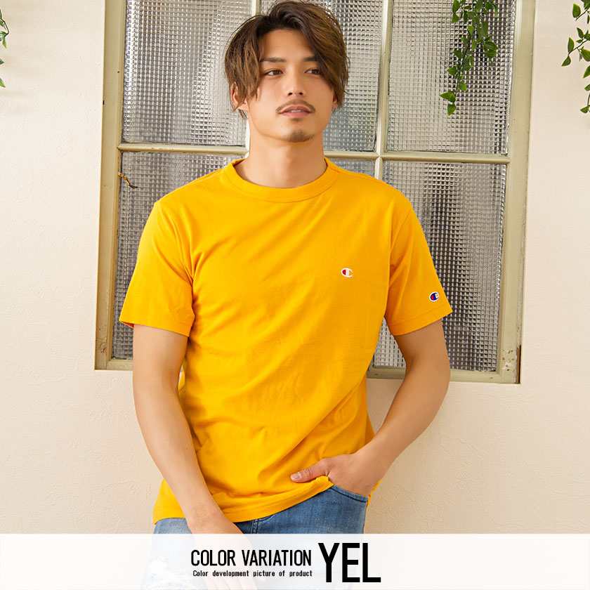 楽天市場 Champion チャンピオン Tシャツ メンズ 半袖 ブランド ユニセックス レディース トップス カットソー インナー 半袖tシャツ シンプル 無地 クルーネック M L ホワイト グレー ブラック ネイビー ペールカラー 春 夏 21 あす楽対応 Silver Bullet