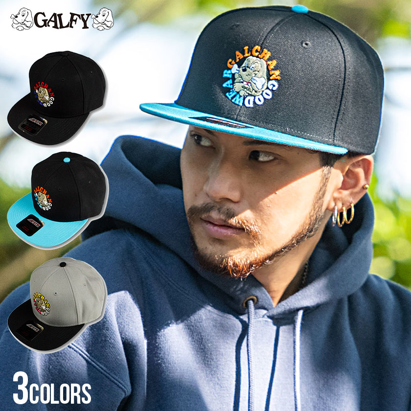 Galfy ガルフィ ガルフィー キャップ メンズ ブランド おしゃれ 帽子 Cap ベースボールキャップ 野良犬 ロゴ 刺繍 アメカジ ギフト ユニセックス レディース 大人 男女兼用 プレゼント 30代 メンズファッション 40代 代 ストリート
