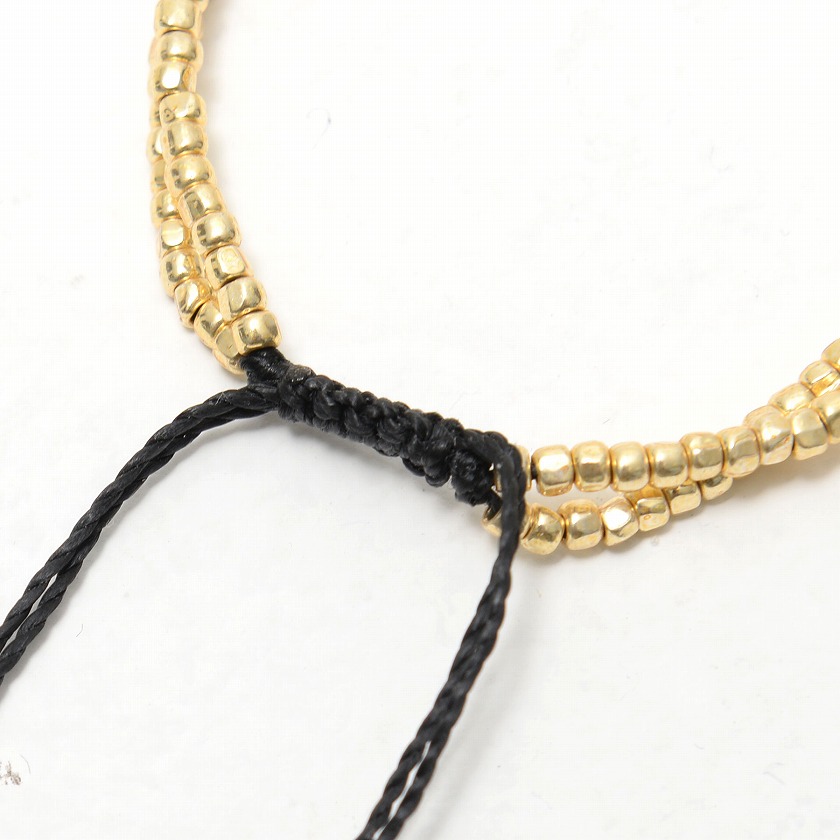 ブレスレット メンズ ブランド オシャレ スリーカットビーズ ペア お祝い 40代 誕生日 30代 シルバー 春 ワックスコード ユニセックス カジュアル ゴールド メンズファッション 代 贈り物 あす楽対応 プレゼント ギフト シンプル 2連 夏 レディース アクセサリー お