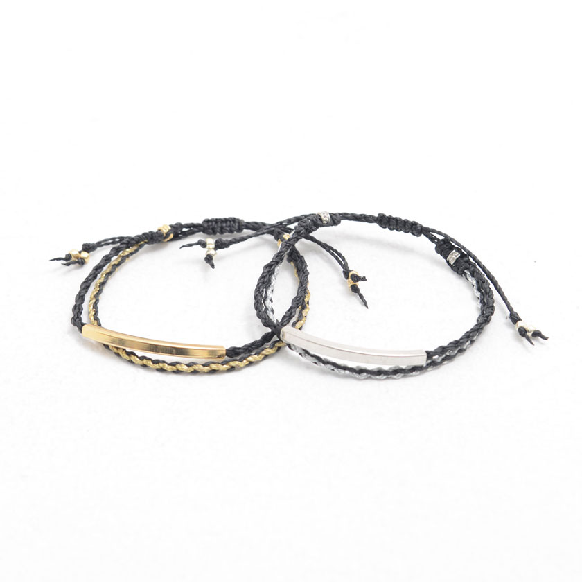 ブレスレット メンズ ブランド メンズ 大人 シンプル 誕生日 ユニセックス プレゼント アウトドア 男性 オシャレ ギフト アクセサリー レディース 代 シルバー メンズファッション お祝い あす楽対応 ワックスコード 2連 ペア ゴールド 編み込み 30代 トップ 67 割引