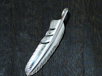 楽天市場】18金 ハートフェザー付き フェザー トップ【L・左