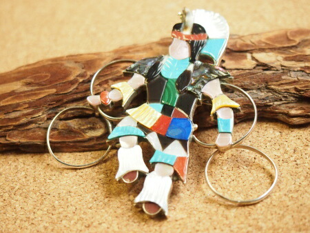 楽天市場】インディアンジュエリー ズニ族 ココペリ トゥファキャスト