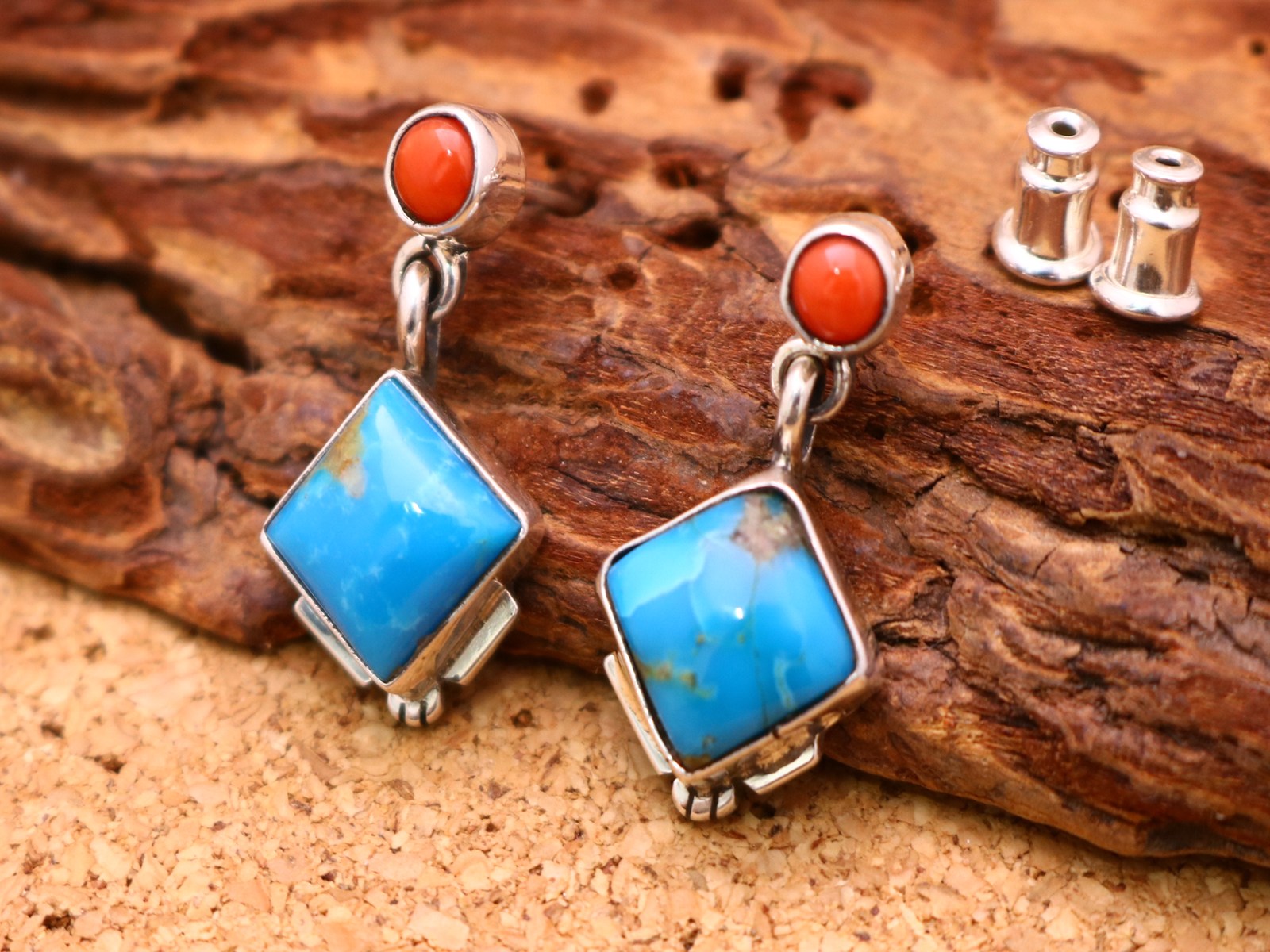 期間限定SALE❣️90'sナバホ族　美品デニムラピスラズリ.フリンジロングピアス BILLABONG ビラボン ロングパンツ レディース デニム ワイド バギー