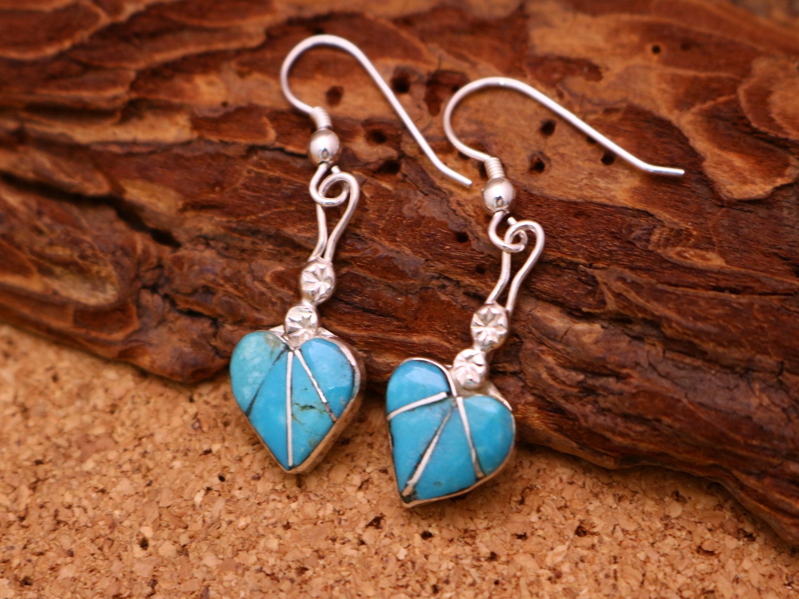 ZUNI インレイ象嵌細工ピアスサンフェイスシルバー925Ola Eriacho ZUNI インレイ象嵌細工ピアスサンフェイスシルバー925Ola Eriacho